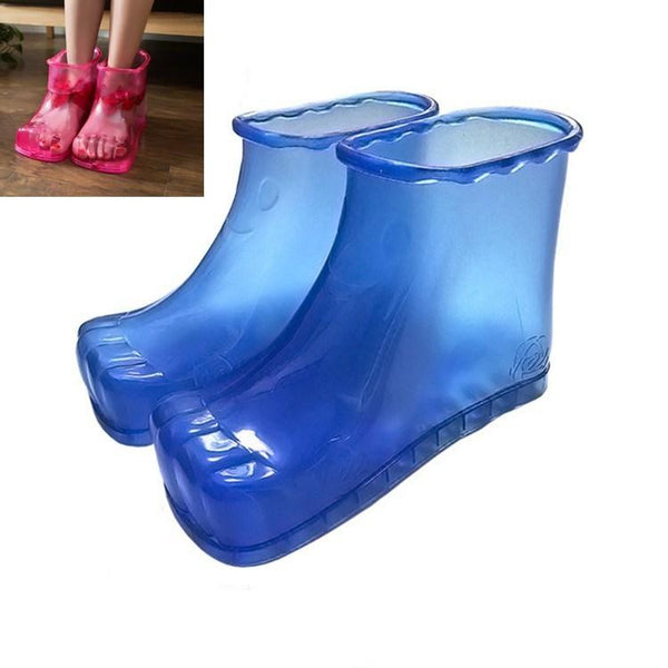 Plastic Bubble Foot Bucket 16.5Cm Height Fits Size 42 Shoes Blue Foot Creams & Treatments