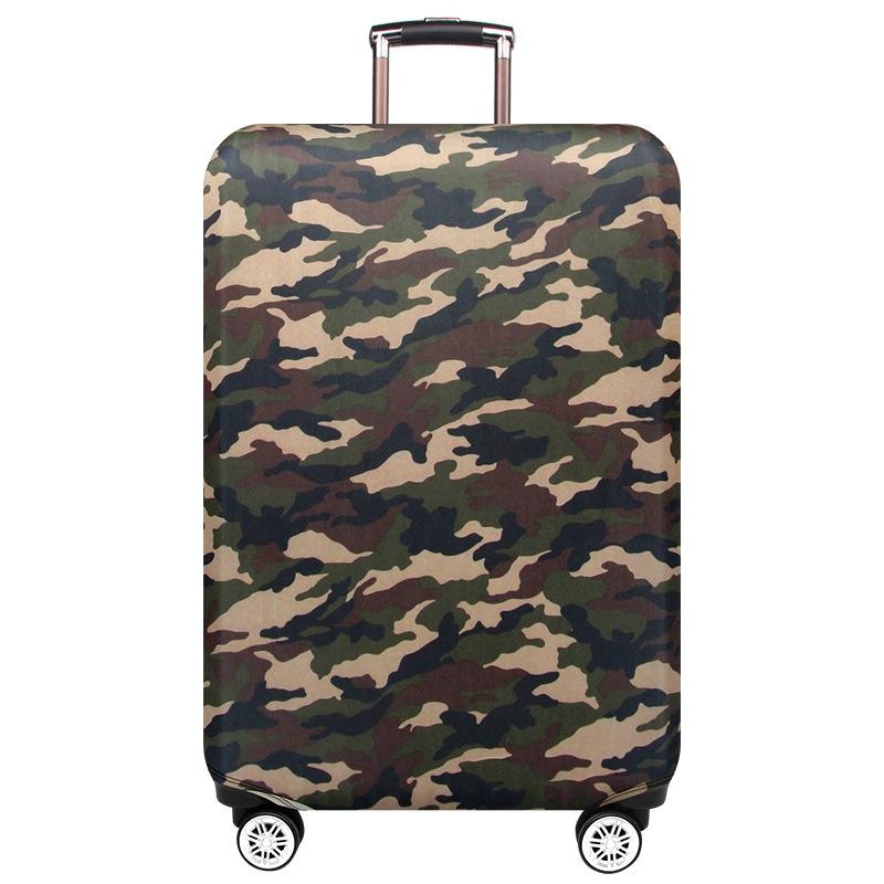 Protective Dustproof Cover For Travel Trolley Suitcase Medium Size Camouflage 1 Other Travel Accessories