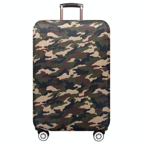 Protective Dustproof Cover For Travel Trolley Suitcase Medium Size Camouflage 1 Other Travel Accessories