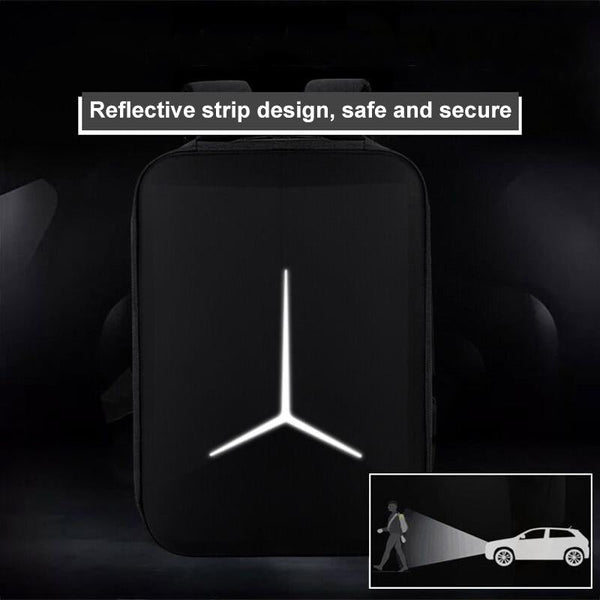 Waterproof Business Laptop Backpack With Usb Port Multifunctional Black 17 Inch Laptop Cases & Bags