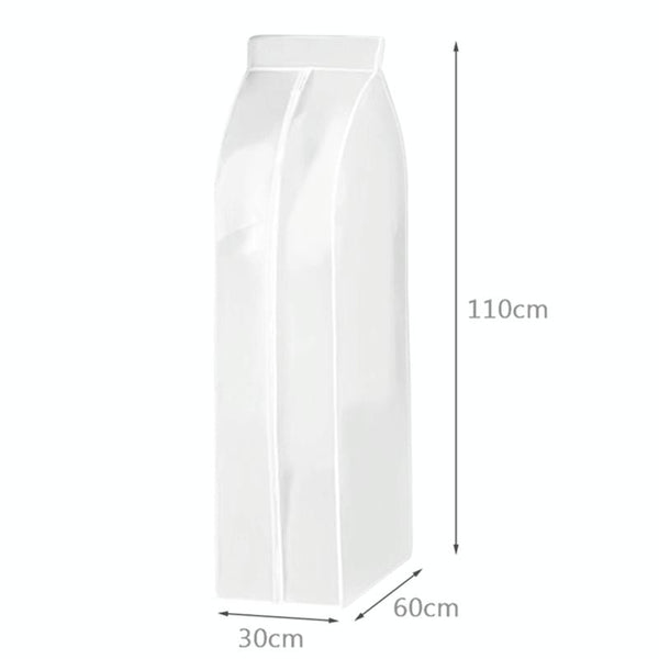 Waterproof Hanging Storage Bag For Dustproof Organization White Garment Bags