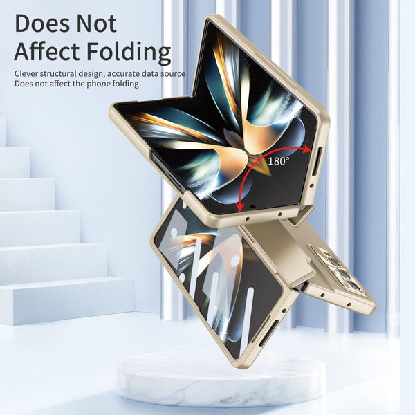 For Samsung Galaxy Z Fold4 5G Full Coverage Hinge Phone Case Black Cases Covers & Skins