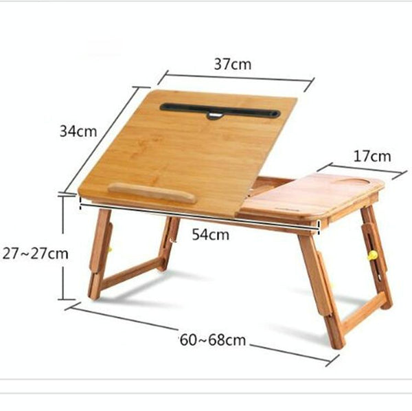 Foldable Laptop Table With Card Slot Simple And Lazy Design Laptop Desks