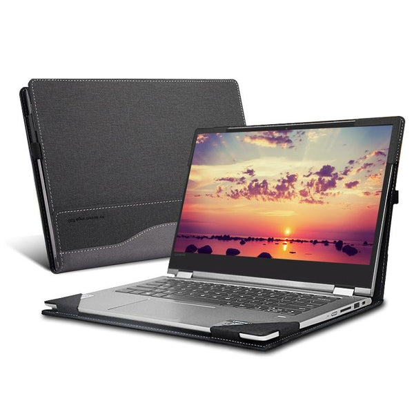 Yoga 520 14 Laptop Leather Case Protective Blue Laptop Cases & Bags