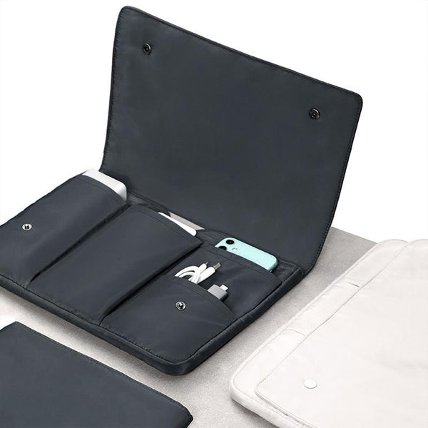 13 Inch Multi Layer Laptop Sleeve Waterproof & Shock Absorbing Storage Bag Black 14 Laptop Cases & Bags