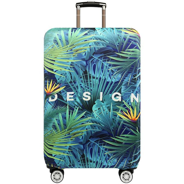 Stretchy Luggage Dust Cover Durable & Protective Size Tropical Pineapple M Other Luggage