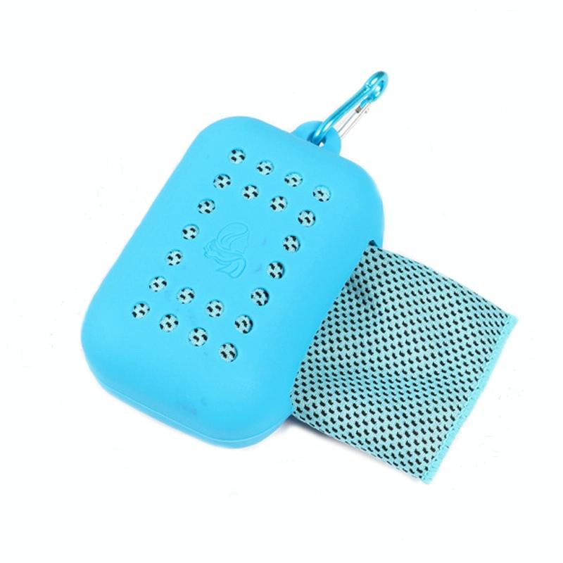Chill Towel For Summer Workouts Sky Blue Gym Towels
