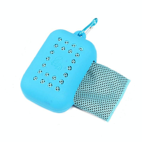 Chill Towel For Summer Workouts Sky Blue Gym Towels