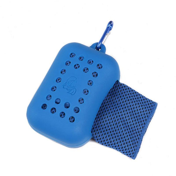 Chill Towel For Summer Workouts Sky Blue Gym Towels