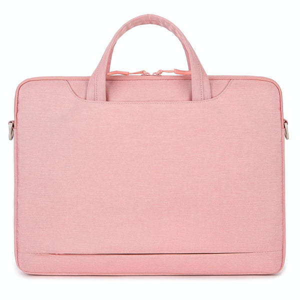 Versatile Laptop Shoulder Bag Single Strap Pink Bags