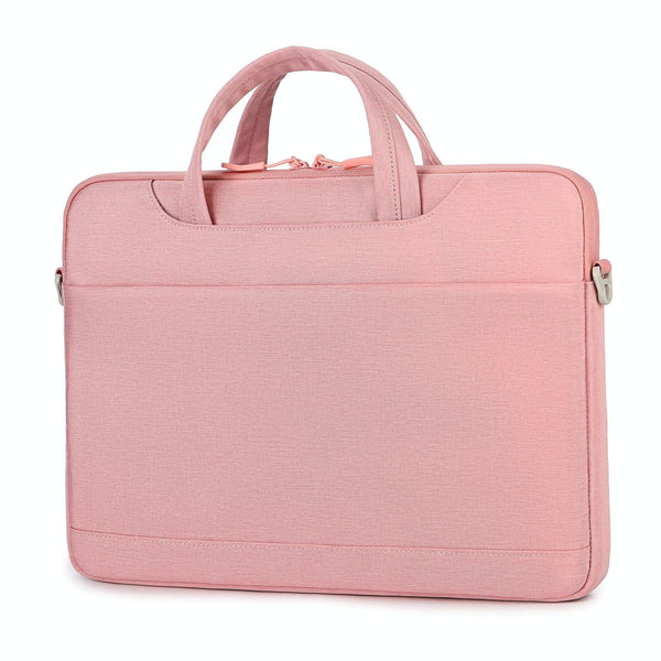Versatile Laptop Shoulder Bag Single Strap Pink Bags