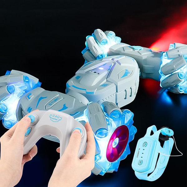 2.4G Dual Rc Torsion Stunt Car With Remote Control Red Rc Model Vehicles