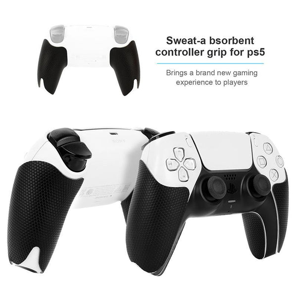 Anti Slip Protective Sticker For Sony Ps5 Game Handle Black Video Game Decals Stickers