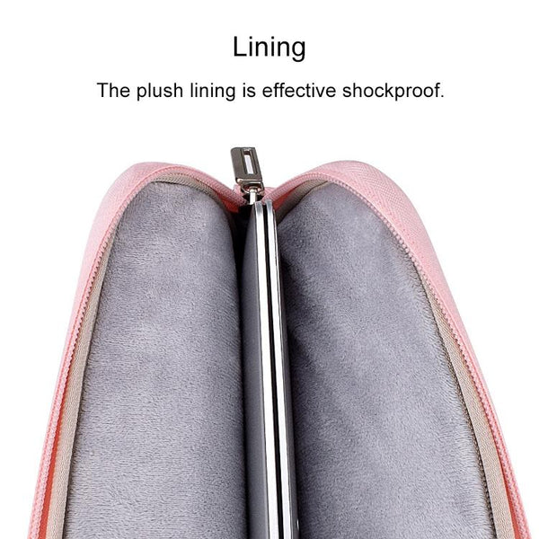 14.1 Inch Laptop Handheld Briefcase Storage Bag No Shoulder Strap Black Laptop Cases & Bags