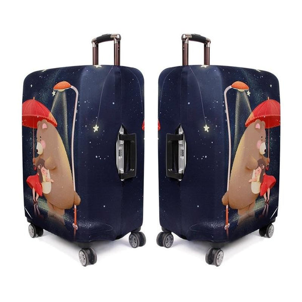 Medium Elastic Dustproof Luggage Cover Durable & Protective Love Girl Other Luggage