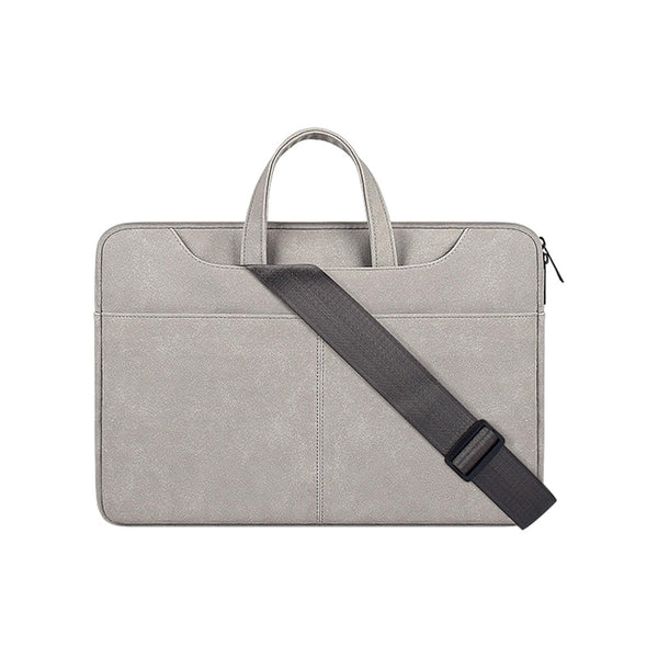 Detachable Shoulder Strap Business Laptop Bag 14.1 15.4 Inch Frosted Pu Pink Laptop Cases & Bags