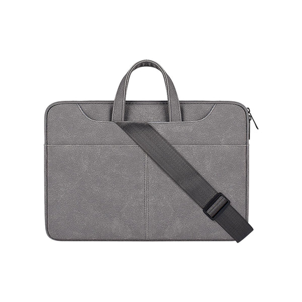 Detachable Shoulder Strap Business Laptop Bag 14.1 15.4 Inch Frosted Pu Pink Laptop Cases & Bags