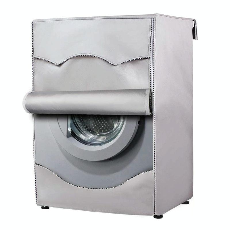 Waterproof Dustproof Cover For 420D Roller Boiler Washing Machine 60X53x85cm Size Silver 60X60x85cm Washing Machines