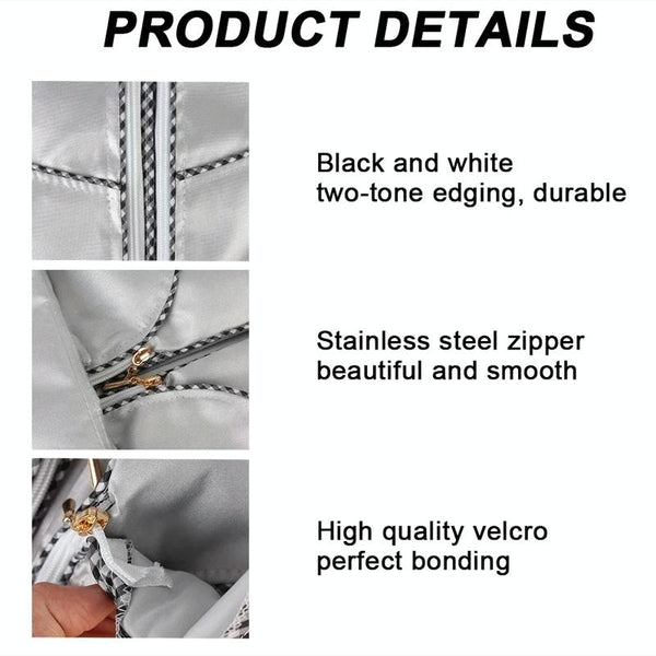 Waterproof Dustproof Cover For 420D Roller Boiler Washing Machine 60X53x85cm Size Silver 60X60x85cm Washing Machines