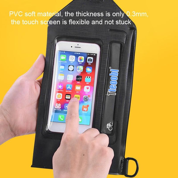 Waterproof Crossbody Phone Bag Tteoobl Touch Screen Chest Paste Model White Other Mobile Accessories