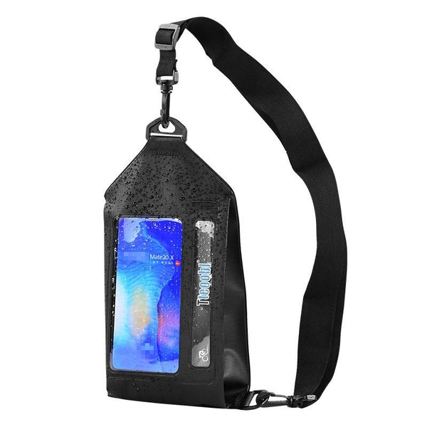 Waterproof Crossbody Phone Bag Tteoobl Touch Screen Chest Paste Model White Other Mobile Accessories