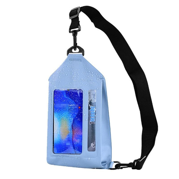 Waterproof Crossbody Phone Bag Tteoobl Touch Screen Chest Paste Model White Other Mobile Accessories