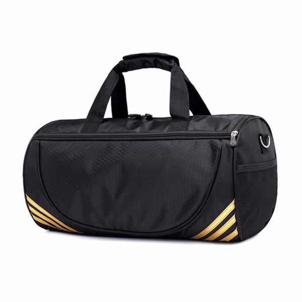 Versatile Gym Bag For Active Travel And Leisure Gold Gym Bags