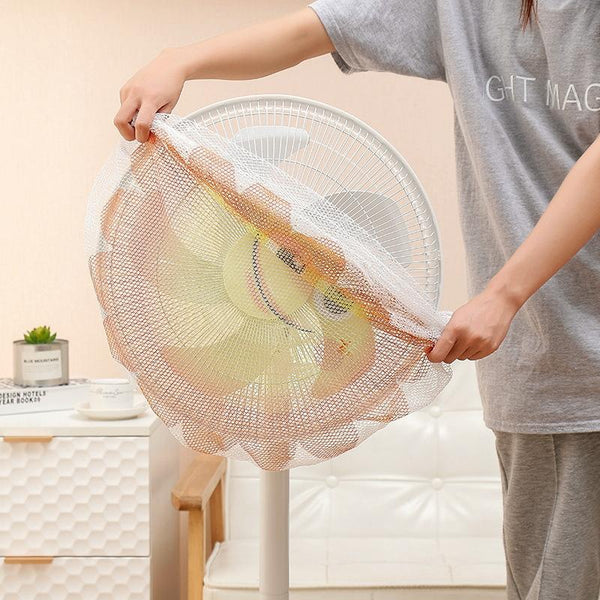 18 Inch Cartoon Children's Electric Fan With All Inclusive Mesh Protection Net And Anti Pinch Hand Cover Little Gray Wolf Portable Fans