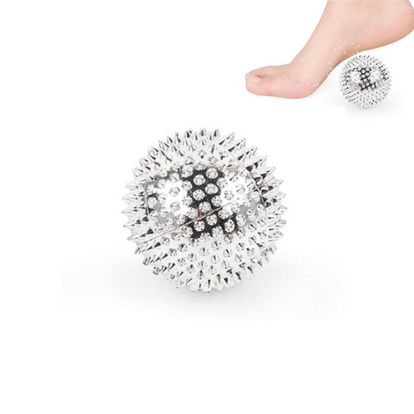 2 In 1 Magnetic Massage Ball For Muscle Relaxation 4.7Cm Gold Massagers