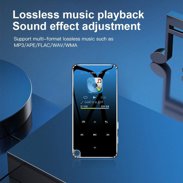 Bluetooth Mp3 Player 8Gb Capacity Black Ipods & Mp3 Players