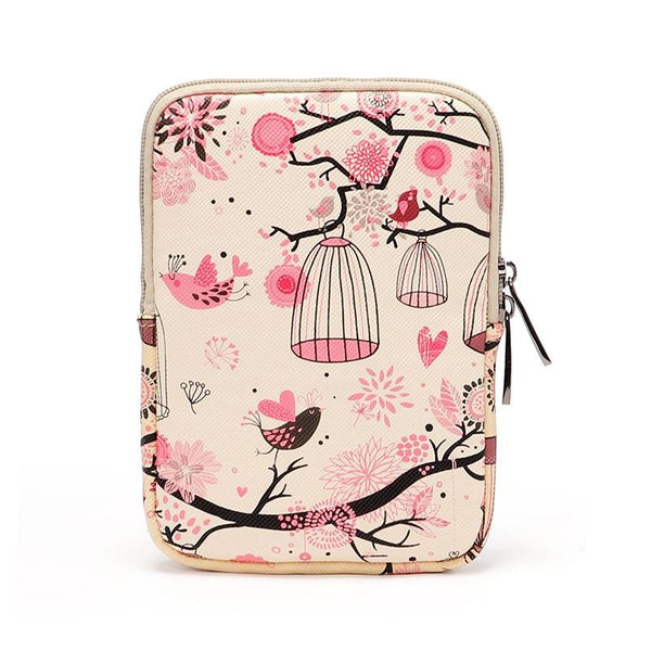 Universal Cartoon Tablet Sleeve Bag Business Edition Pink 7 Inch Vertical Cases Covers Keyboard Folios