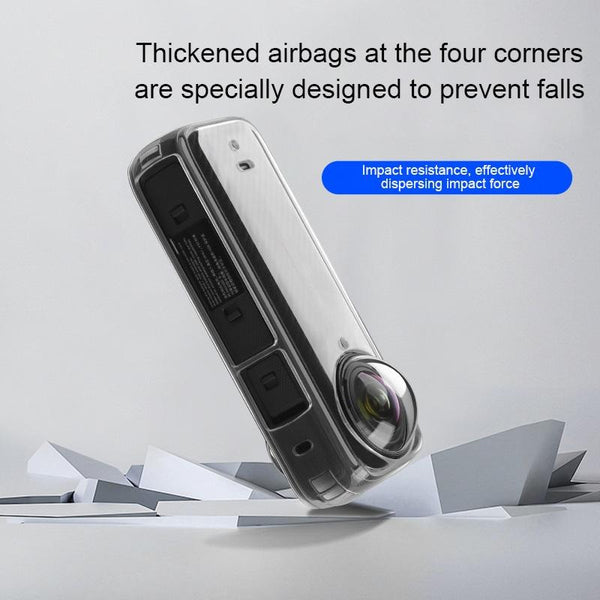 Clear Soft Tpu Protective Case For Insta360 X4 1.5Mm Thickness Camera Cases Bags & Covers