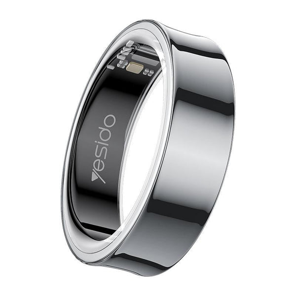 Smart Health Ring Temp Heart Rate Bp Reminder Black 60Mm Smart Watches