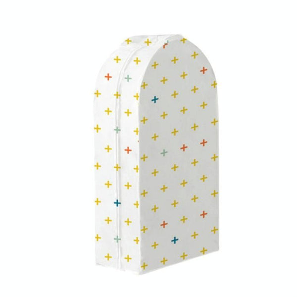 Large 3D Hanger Pocket Wardrobe With Dust Cover Geometry Garment Bags