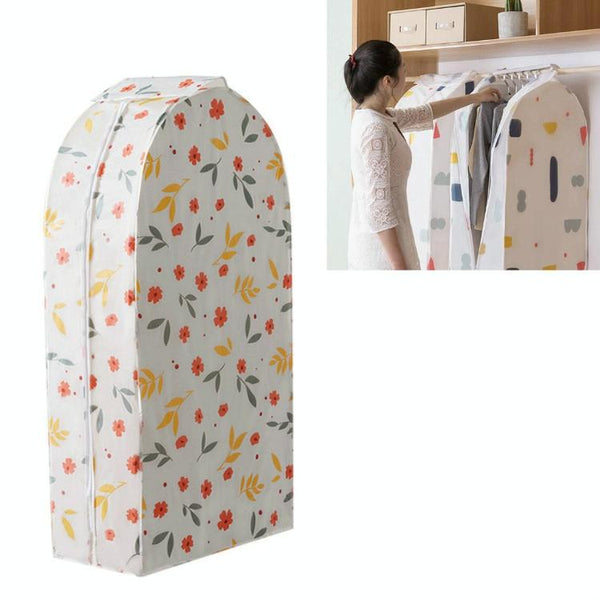 Large 3D Hanger Pocket Wardrobe With Dust Cover Geometry Garment Bags