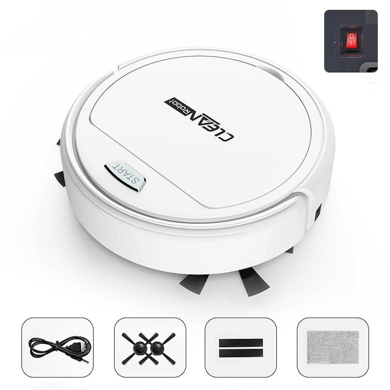 Smart Household Sweeping Robot Automatic White Carpet & Floor Sweepers