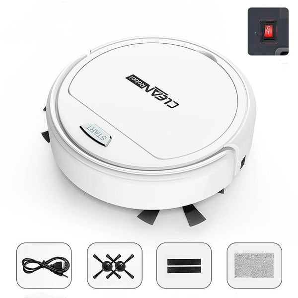 Smart Household Sweeping Robot Automatic White Carpet & Floor Sweepers