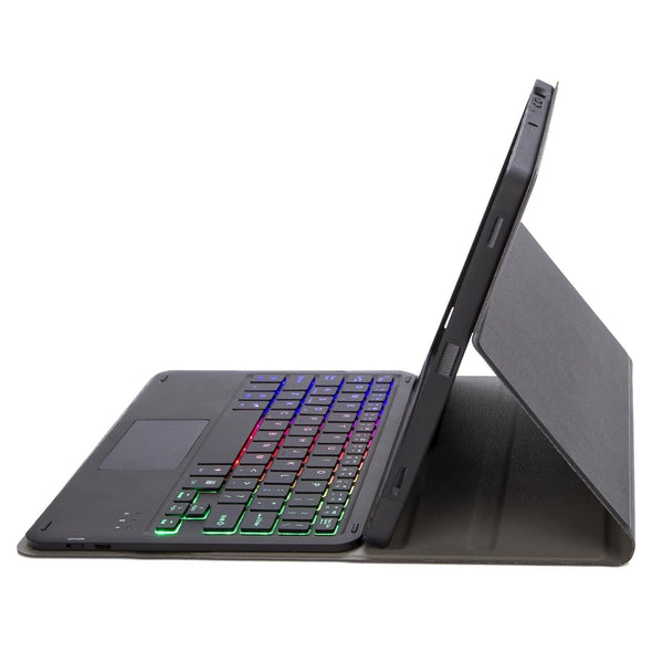Bluetooth Keyboard Leather Tablet Case For Ipad 10.2 / 10.5 Air 2019 With Touch Pad & Pen Slot Black Keyboards