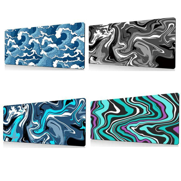 Abstract Gaming Desk Mat 300 X 600 2Mm Fluid 300X700x2mm Desk Mats