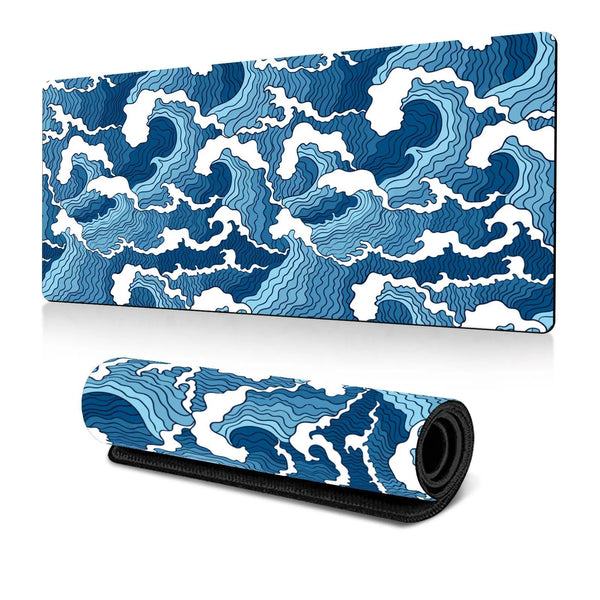 Abstract Gaming Desk Mat 300 X 600 2Mm Fluid 300X700x2mm Desk Mats