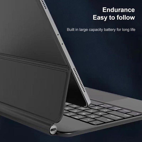 Bluetooth Keyboard Leather Case With Touch Pad P11 Black Cases Covers Keyboard Folios