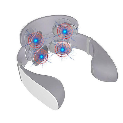 Hot Compress Shoulder & Neck Massager Four Ends Massagers
