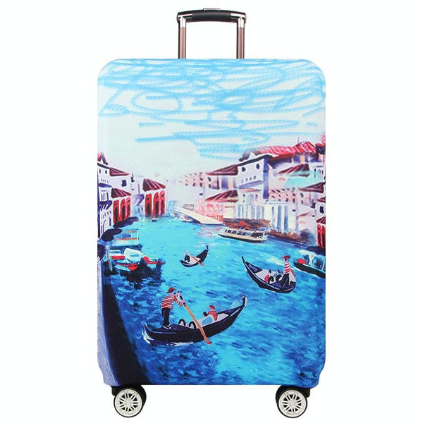 Wear Resistant Dust Proof Luggage Compartment Protective Cover Size M Starry Sky Other Luggage