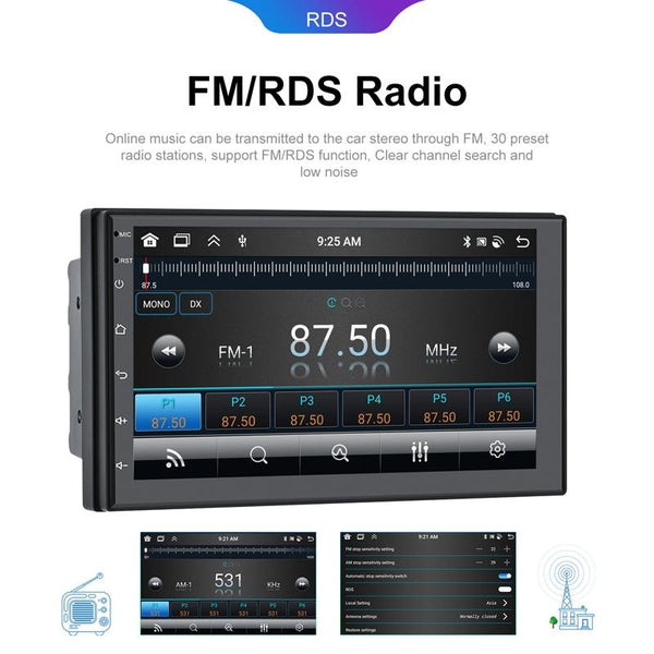 Universal Wireless Carplay Navigation Center 13.0 Monitor 9Inch Other Car Video