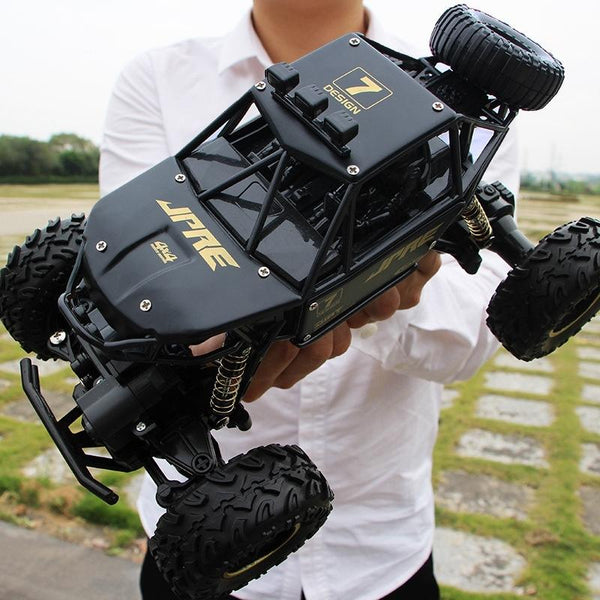 Off Road Climbing Car With 2.4Ghz Remote Control And Double Motors Black Rc Model Vehicles