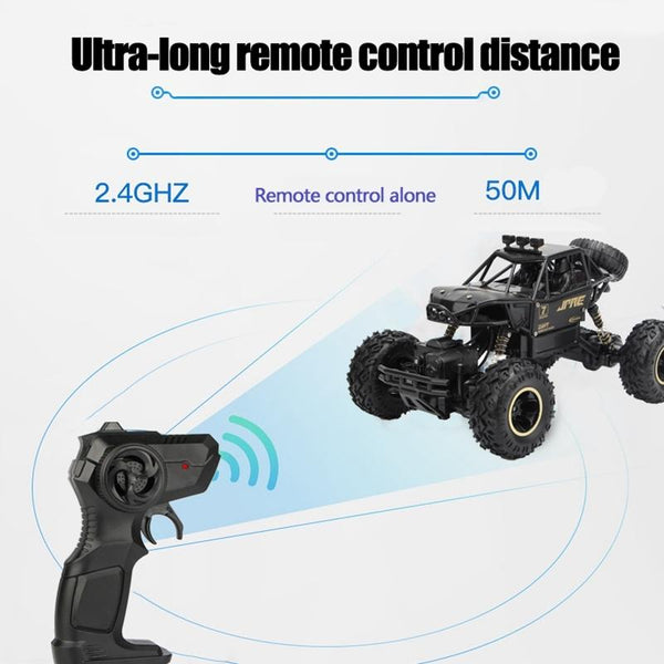 Off Road Climbing Car With 2.4Ghz Remote Control And Double Motors Black Rc Model Vehicles