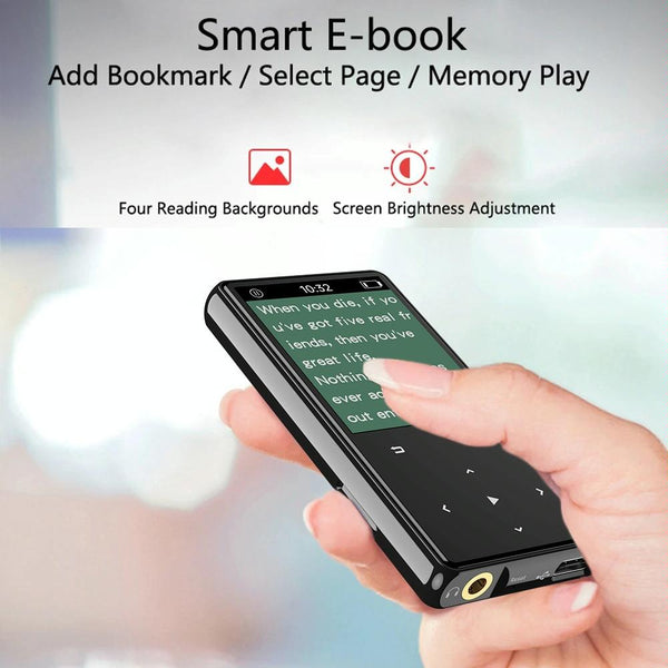 16Gb Bluetooth Mp3 / Mp4 Music Player Black Ipods & Mp3 Players