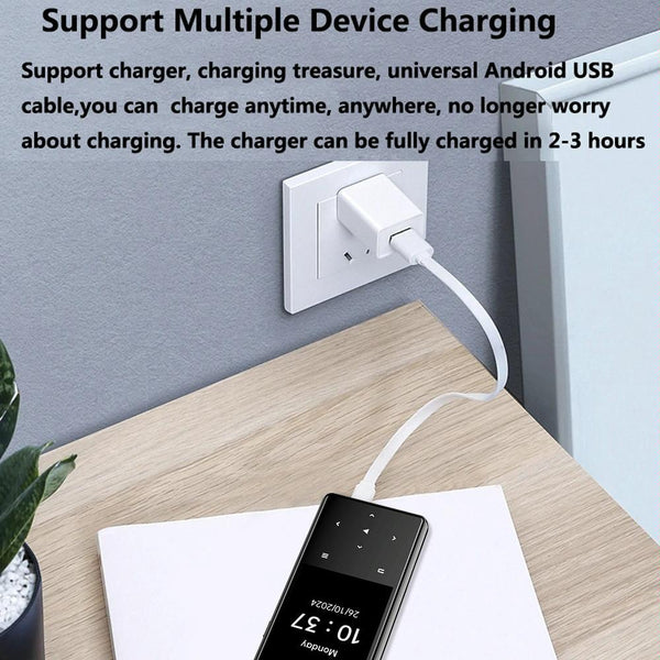 16Gb Bluetooth Mp3 / Mp4 Music Player Black Ipods & Mp3 Players