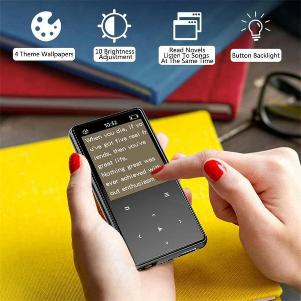 16Gb Bluetooth Mp3 / Mp4 Music Player Black Ipods & Mp3 Players