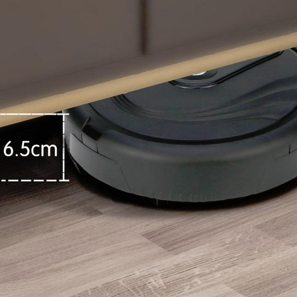 Efficient Household Hair Cleaner Smart Sweeping Robot Black Carpet & Floor Sweepers